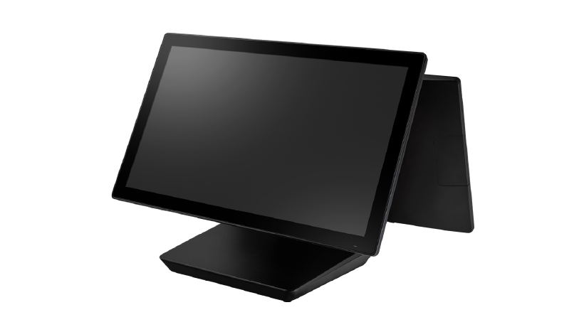 15.6 Ultra-Slim POS Terminal with 11th Gen Intel<sup>®</sup> Core™ i3-1115G4E, 8GB RAM, 256GB SSD, FHD, Black with Stand